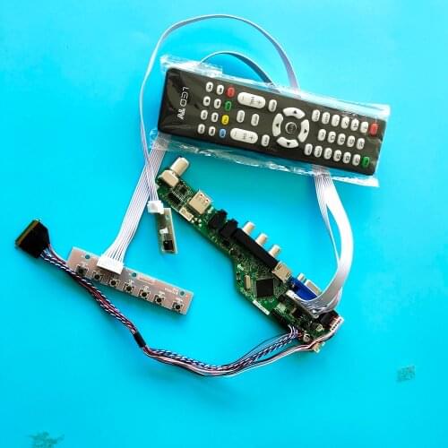 Kit for B156XTN02.2/0/1/3/4 1366x768 USB Screen Audio Panel TV Controller Doard LCD AV HDMI LED 40pin LVDS Display Remote VGA
