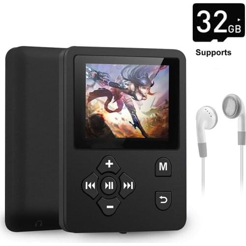Mp3 MP4 Music Sport Recorder Long Standby Hifi Media Mini Digital Player Radio With Screen Portable Radio Accessories Gift