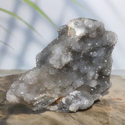 Natural Aura Sphalerite Quartz Crystal Collection Gift Home Furnishing Articles Reiki Healing Mineral Samples Geode Voog