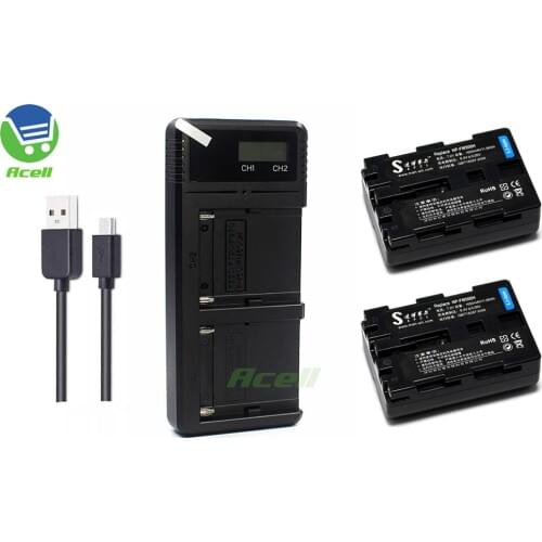 NP-FM500H Battery + LCD USB Dual Charger for SONY SLT-A99 SLT-A77 SLT-A65 SLT-A58 SLT-A57 DSLR-A900 DSLR-A850 a99II a77II Camera