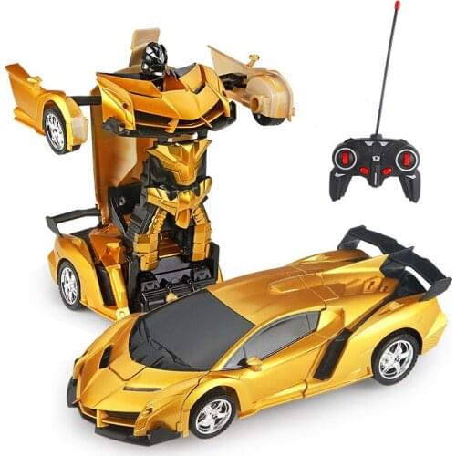 Deformation Robot Remote Control Car Model Electric Car Toy For Boy Children RC Deformation Car Kids Toys Gifts For Boys 1:18