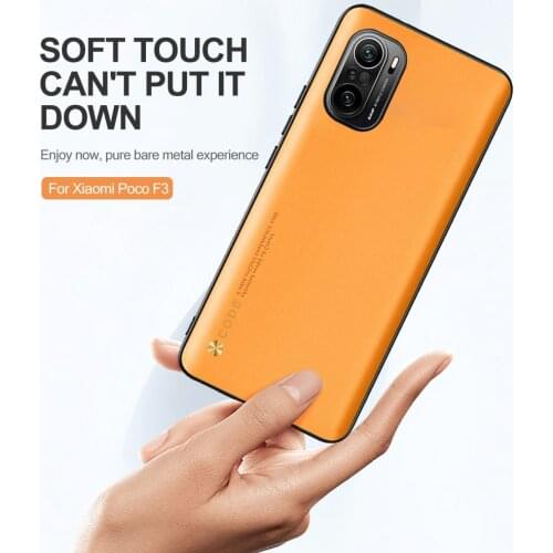 Luxury Leather Case For Xiaomi Poco F3 Shockproof Full Cover Back Shell Coque For Xaomi Mi Poxo Poko F 3 6.67" Silicone Bumper