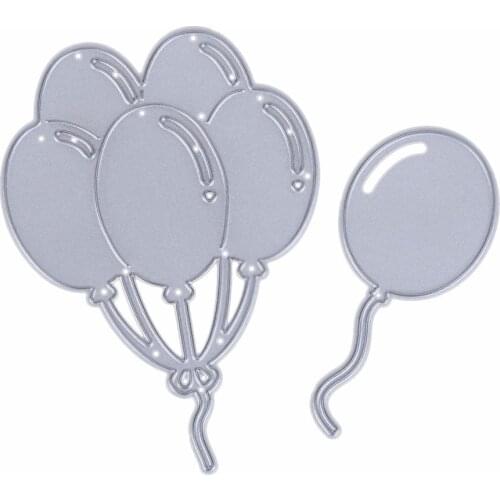 Balloons Cutting Dies for DIY Scrapbooking Photo Album Decorative Paper Card Making Dies Embossing Folder Metal Stencil