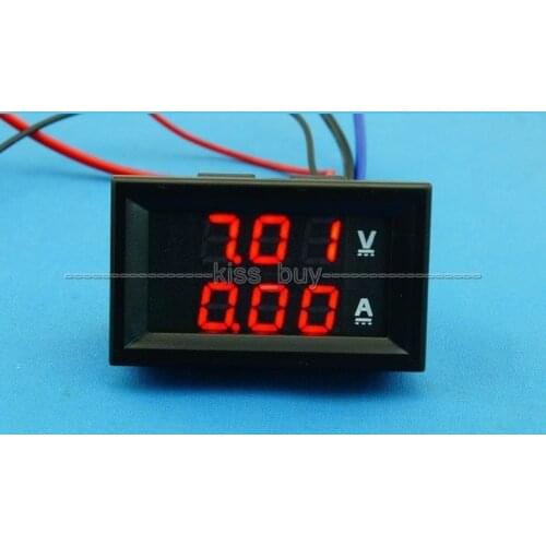 VA TEST DC 100V/0-50A LED display Ammeter Voltmeter Digital Amp Volt Meter 12V 24V Voltage Ampere Meter R-R