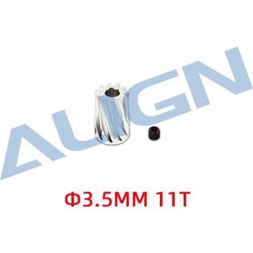 Align Trex Motor Pinion Helical Gear 11T H45160A Align trex 450 450L 470L parts Free RC Helicopter