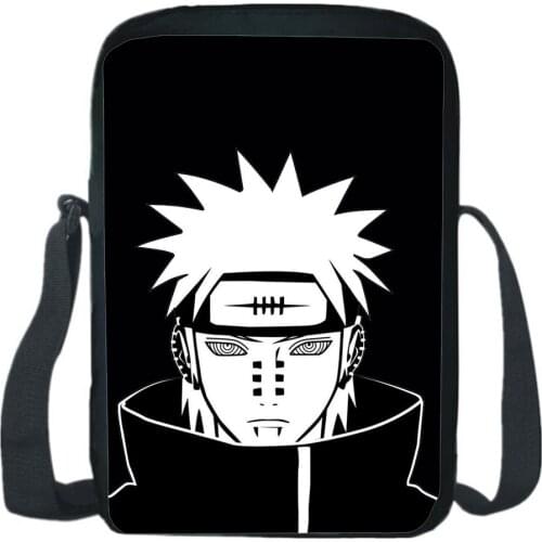 Japan Anime Shoulder Bags Fashion Cartoons Cosplay Rucksack Teen Zipper Messenger Bag Boy Girl Crossbody Knapsack Kids Bookbag