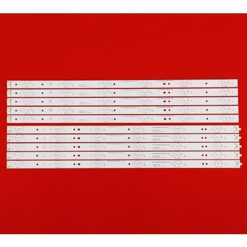 10PCS LED Backlight strip 12 lamp For LED49C1000n 49D1000/C1000 LB-C490F13-E2-L-G1-LD1 LD2 SE1 SE2 RF-AC490E30-0601R-01 0601L
