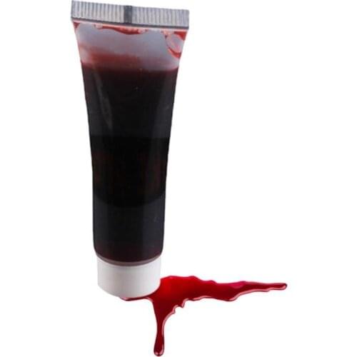 15ML Artificial Blood Halloween Cosplay Simulation Blood Makeup Props For Masquerade Movie Horror Vampire Party Decor Bloody