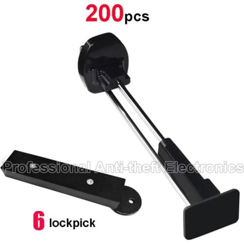 200pcs/lot free shipping 15cm/18cm/25cm accessaries store supermarket pegboard/slatwall security display hook