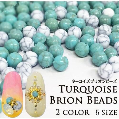 500pcs/bag Korea Charm 3D Nail Art Accessories Turkey Stone Pearl Nail Parts Nail Decorations DIY Charm Nail Tips Supplies