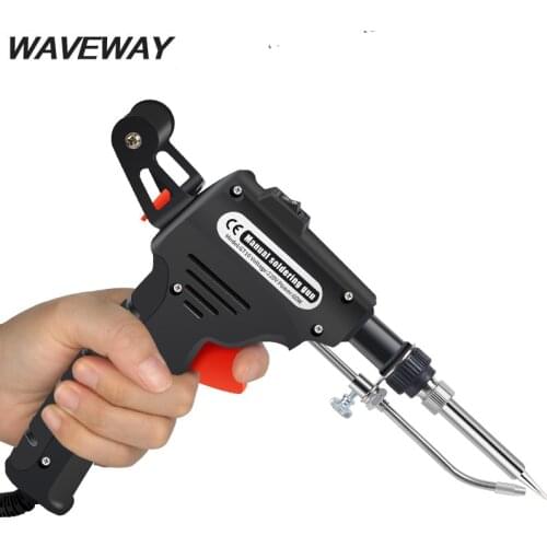 60W US/EU Plug 110V/220V Hand-held Internal Heating Soldering Iron Automatically Send Tin Gun Soldering Welding Repair Tool