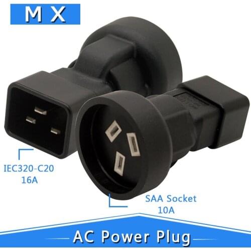 IEC320 C20 to is IEC 320 C20 for SAA 3 pin Female Power Adapter for PDU UPS AC Converter Adapter