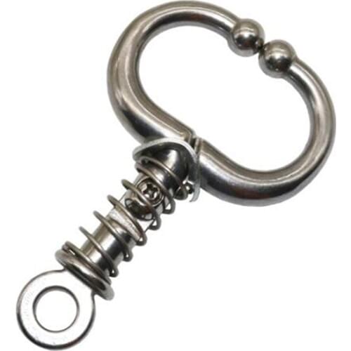 Stainless Steel Automatic Cow Spring Nose Pliers Cattle Baoding Ware Binding Tool Nose Clamp Traction Cattle Ring