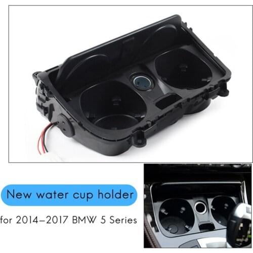 Car Central Console Drink Cup Holder Assembly Cigarette-Lighter Base For-BMW 5 Series F10 F11 F10LCI F11LCI