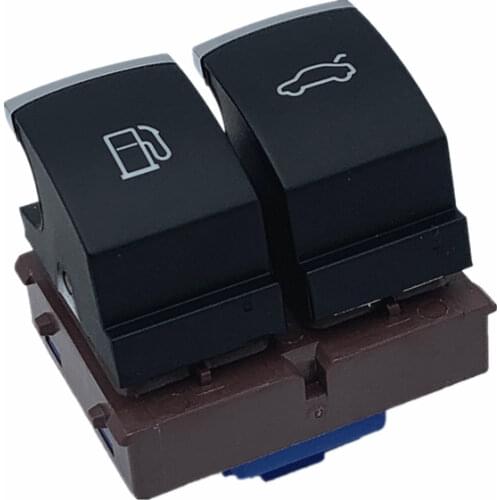 Free Shipping Chrome Gas Door Fuel Tank Switch Trunk Luggage Button 35D959903 For VW Volkswagen Passat B6 B7 CC JETTA EOS