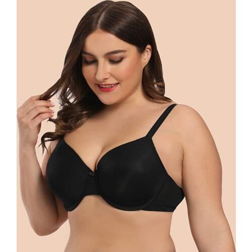 NORNS sexy bra Solid color hot-selling oversized bra for women silk bra thin underwear Breathable 75C-110G