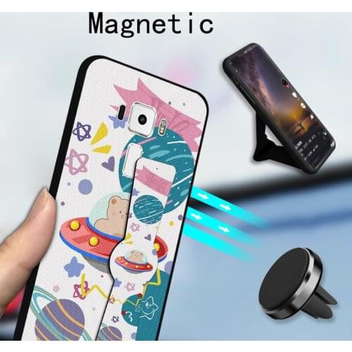 Luxury Wrist Strap Case For Asus zenfone Selfie ZD551KL Z00UD Stand Car Holder Cover For Asus ZenFone 3 ZE552KL