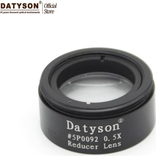 0.5X Focal Reducer Lens for Any M30x1 Pitch 1.25" Telescope Eyepiece Ocular Astronomy Diagonal Extender Tube or Camera Adapter