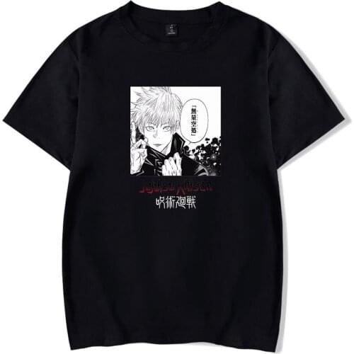 Jujutsu Kaisen Tshirt Men/women Fashion Harajuku Hip Hop Hot Streetwear Cotton Jujutsu Kaisen Mens Tshirt Casual Clothes
