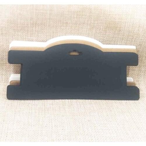 ZerongE jewelry DIY brown/white/black Chocker Necklace Card 3x7'' paper Hair Band Clip/headband display Card 100pcs per lot