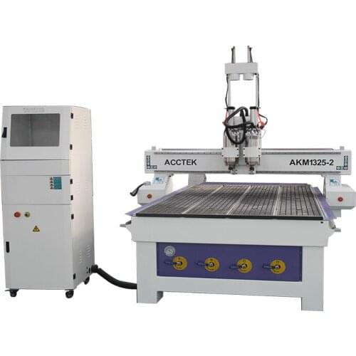 China Low price 3.0KW spindle 3d cnc wood lathe 1325 for wood, MDF, acrylic, stone, aluminum cnc router