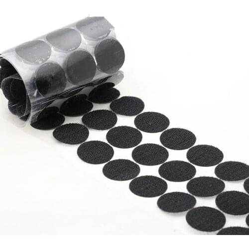100 Pairs Magic Sticker Hook And Loop Double-sided Strong Self Adhesive Tape Snap Button Sewing Tools for Clothes Adhesive Dots