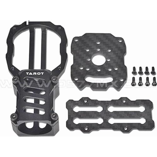 Tarot-RC TL9603 25mm Carbon Tube Motor Mount Black DIY Six-Axis / Eight-Axis Aircraft frame Motor Mount for rc Aircraft frame