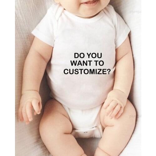 Customize Letter Printed New Born Baby Items Toddler Shower Gifts Fall Infant Costume Newborns Jumpsuits Romper for Babies
