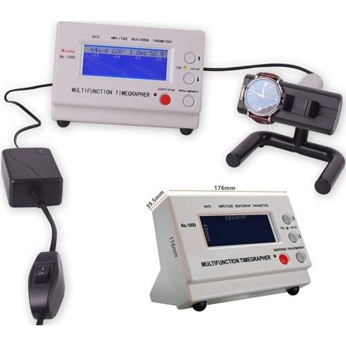 No.1000 Watch Timing Machine Multifunction Timegrapher Mechanical Watch Accuracy Tester Tool Watchmakers with Screen Automatic