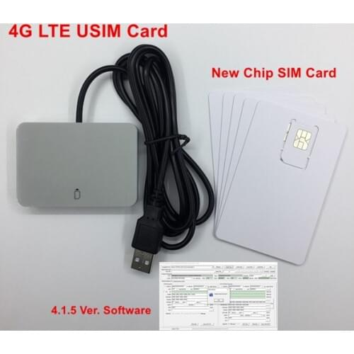 OYEITIMES LTE WCDMA ICCID SIM USIM 4G Card Reader writer Programmer With 5pcs Blank Programable Card +SIM Personalize Tools