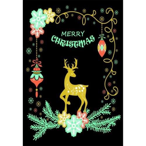 Christmas Decorate Snowflake And Lantern Decorative Outdoor And Indoor Flags 100% Polyester Custom Garden Flags Banner Home Flag