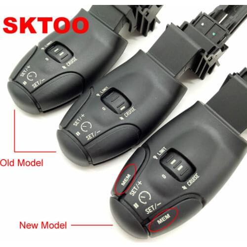 SKTOO Cruise Control Stalk Switch With Speed Limit 6242Z8 For Peugeot 207 208 307 406 407 607 807 Partner Citroen C3 C4 C5 C8