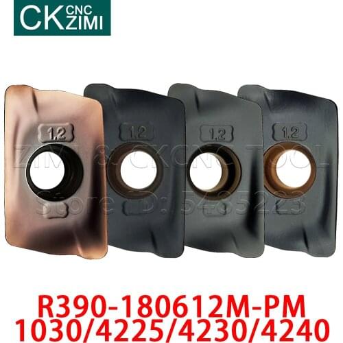 R390-180612M-PM 1030 4230 4240 4225 carbide milling inserts cutter CNC milling cutting tools feed milling R390 180612M PM tools