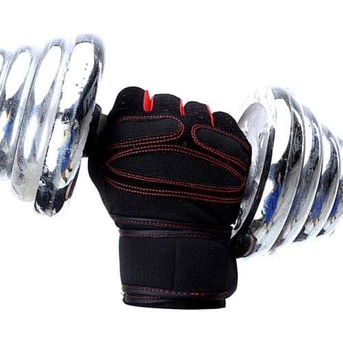 Weights 1 pair of weight training gloves non-slip and wear-resistant dumbbell weight lifting gloves fitness room unisex pesas