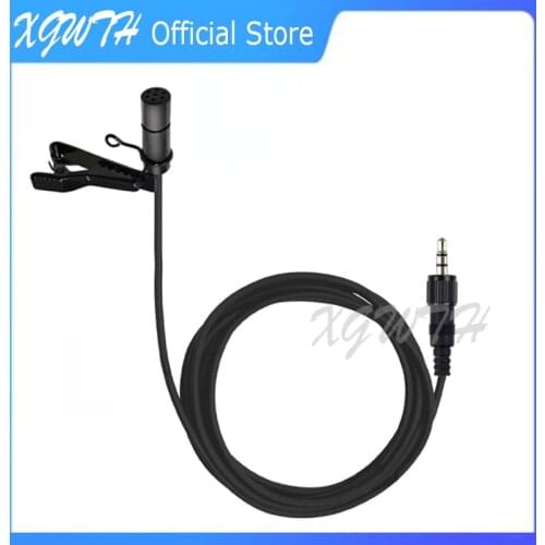 Omnidirectional Lavalier Lapel Microphone Clip on Condenser Mic for Sony UWP V1 D11 D21 Wireless Microphones Transmitter System