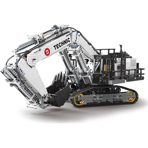 High -tech Car Model Compatible With 42100 Liebherrs R 9800 Excavator Building Blocks Bricks Funny Kids Christmas Toys Gifts