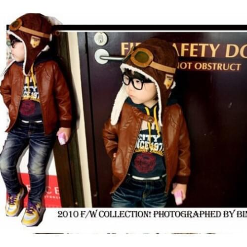 Winter ear protector knitted hats for boy/girl/kits hats,infants caps beanine chilldren-Dot turtleneck 2pcs/lots MC23