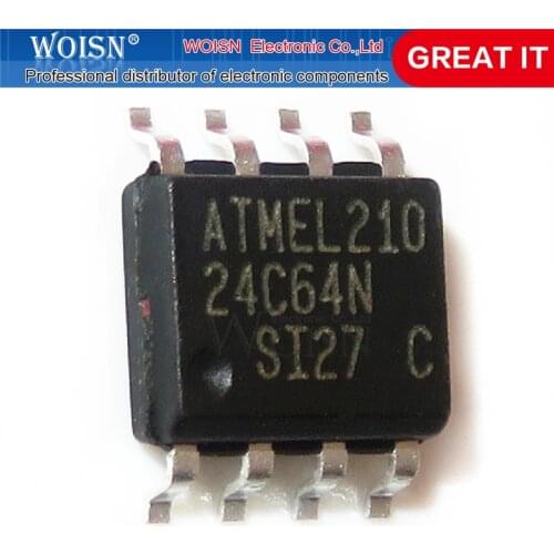 1pcs/lot AT24C64N AT24C64N-SU27 ST24C64WP 24C64RP 24C64WP 24C64 SOP-8 In Stock