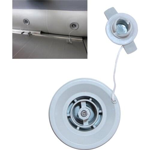 6 Hole Double Seal Air Valve Nozzle Cap For Inflatable Surfboards Drifting Boat Dinghy Canoe Kayaks Inflatable Boat Valve