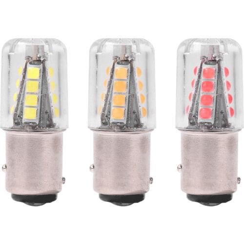 Car LED Bulb Light Super Bright 1157 BAY15D 3030 SMD Plastic Turn Signal Reverse Led Light Bulb 3W Automobile White Red Yellow