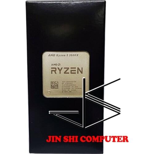Free Shipping AMD Ryzen 5 3500X R5 3500X 3.6 GHz Six-Core Six-Thread CPU Processor 7NM 65W L3=32M 100-000000158 Socket AM4