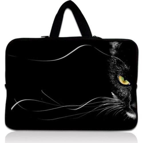 Black Cat Sleeve Laptop Bag For Microsoft Surface Laptop 3 2 1 13.5" Book 2 1 13.5 15" Surface Pro 7 6 5 4 12.3" Pouch HandBags