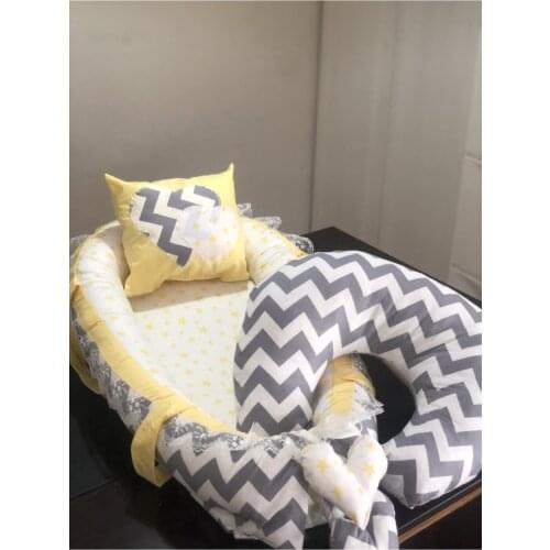 Baby Bed Breast Feeding Cushion Design Organic Cotton