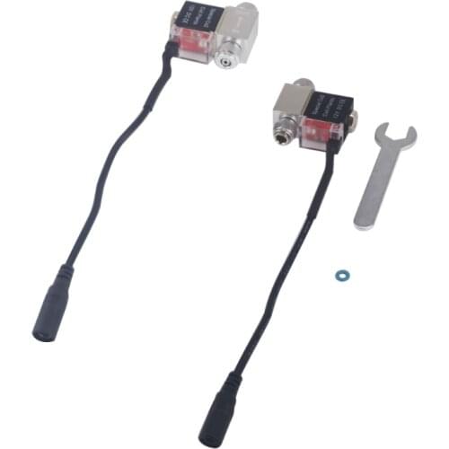 Single/Double Head Aquarium CO2 Solenoid Valves Regulator Low Temperature Fish Tank Electric Magnetic Valves AC100-240V