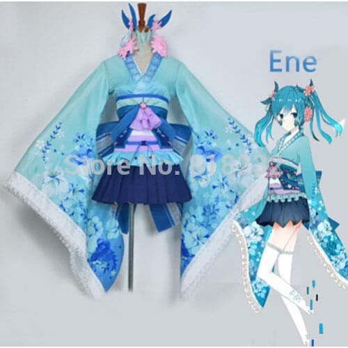 Clearance Kagerou Project Enomoto Kimono Yukata Uniform Maid Outfit Dress Outfit Anime Cosplay Costumes