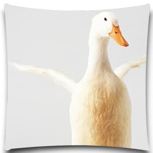 Lovely Duck/Pig Square 16" 18" 20" Comfortable Back Throw Home Pillow Case Cotton polyester sofa