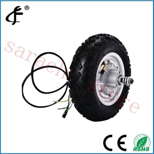 10" 500W 48V vacuum tire electric scooter motor , electric wheel hub motor , electric scooter motor kit