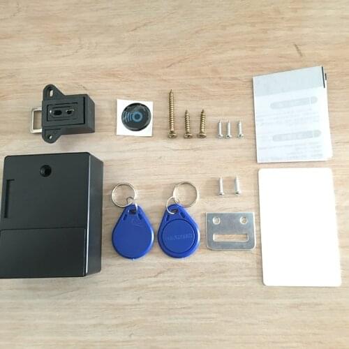 Invisible Lock Smart Drawer Cabinet Shoe Cabinet DIY Drawer Free Punch Closet Lock Security Sensor Door Cabinet Lock NFC Card