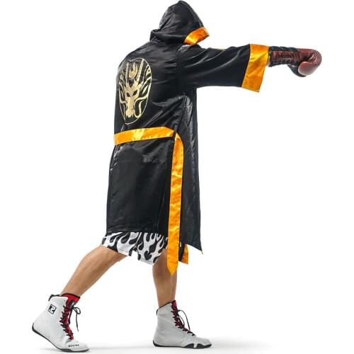 2019 newBoxing Costume Adult Champion Boxer Robe Gold Belt Suits Cosplay Playing Boxing Match Uniform Carnival Halloween Cosplay