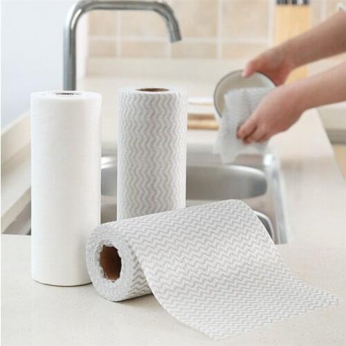 Disposable kitchen dishcloth dishwashing towel cleaning pot and stove household cleaning cloth microfiber multi purpose cleaning